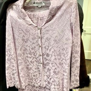 ST. JOHN EVENING BY MARIE GRAY LAVENDAR 2 PIECE SUIT